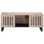 Mesa de centro de madera maciza mango blanco 100x55x40 cm de , Mesas de centro - Ref: Foro24-377499, Precio: 100,26 €, Descue...
