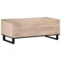 Mesa de centro de madera maciza mango blanco 100x55x40 cm de , Mesas de centro - Ref: Foro24-377499, Precio: 100,26 €, Descue...