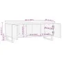 Mesa de centro de madera maciza mango blanco 100x55x40 cm de , Mesas de centro - Ref: Foro24-377499, Precio: 100,26 €, Descue...