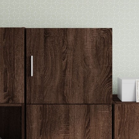 Armario de pared madera ingeniería marrón roble 45x42,5x40 cm de , Aparadores - Ref: Foro24-846109, Precio: 46,08 €, Descuent...