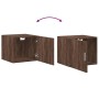 Armario de pared madera ingeniería marrón roble 45x42,5x40 cm de , Aparadores - Ref: Foro24-846109, Precio: 46,08 €, Descuent...