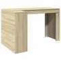 Escritorio madera de ingeniería roble Sonoma 123,5x73,5x75 cm de , Escritorios - Ref: Foro24-847984, Precio: 95,82 €, Descuen...