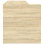 Escritorio madera de ingeniería roble Sonoma 123,5x73,5x75 cm de , Escritorios - Ref: Foro24-847984, Precio: 95,82 €, Descuen...