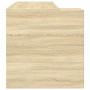 Escritorio madera de ingeniería roble Sonoma 123,5x73,5x75 cm de , Escritorios - Ref: Foro24-847984, Precio: 97,45 €, Descuen...
