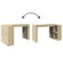 Escritorio madera de ingeniería roble Sonoma 123,5x73,5x75 cm de , Escritorios - Ref: Foro24-847984, Precio: 95,82 €, Descuen...