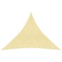 Toldo de vela beige HDPE 160 g/m² 3x3x3 m de vidaXL, Sombrillas - Ref: Foro24-311142, Precio: 20,29 €, Descuento: %