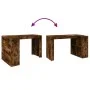 Escritorio madera de ingeniería roble ahumado 123,5x73,5x75 cm de , Escritorios - Ref: Foro24-847986, Precio: 95,70 €, Descue...