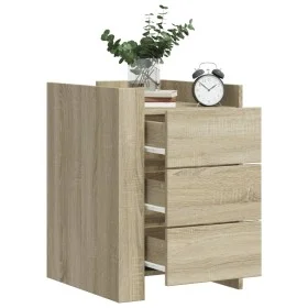 Mesita de noche madera de ingeniería roble Sonoma 45x50x65 cm von , Nachttische - Ref: Foro24-848306, Preis: 84,97 €, Rabatt: %