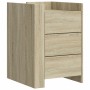 Mesita de noche madera de ingeniería roble Sonoma 45x50x65 cm de , Mesitas de noche - Ref: Foro24-848306, Precio: 86,26 €, De...