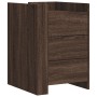 Mesita de noche madera de ingeniería marrón roble 45x50x65 cm de , Mesitas de noche - Ref: Foro24-848310, Precio: 95,07 €, De...