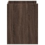 Mesita de noche madera de ingeniería marrón roble 45x50x65 cm de , Mesitas de noche - Ref: Foro24-848310, Precio: 95,07 €, De...