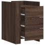Mesita de noche madera de ingeniería marrón roble 45x50x65 cm de , Mesitas de noche - Ref: Foro24-848310, Precio: 95,07 €, De...