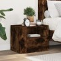 Mesita de noche de pared color roble ahumado 45x30x35 cm de , Mesitas de noche - Ref: Foro24-848319, Precio: 39,13 €, Descuen...
