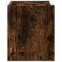 Mesita de noche de pared color roble ahumado 45x30x35 cm de , Mesitas de noche - Ref: Foro24-848319, Precio: 39,13 €, Descuen...