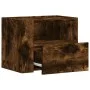Mesita de noche de pared color roble ahumado 45x30x35 cm von , Nachttische - Ref: Foro24-848319, Preis: 42,93 €, Rabatt: %