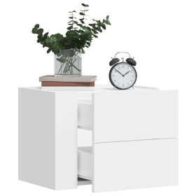 Mesita de noche de pared blanco 45x30x35 cm de , Mesitas de noche - Ref: Foro24-848325, Precio: 43,22 €, Descuento: %