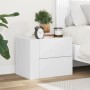 Mesita de noche de pared blanco 45x30x35 cm de , Mesitas de noche - Ref: Foro24-848325, Precio: 43,22 €, Descuento: %