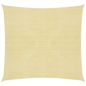 Toldo de vela HDPE beige 160 g/m² 7x7 m de vidaXL, Sombrillas - Ref: Foro24-311115, Precio: 88,26 €, Descuento: %