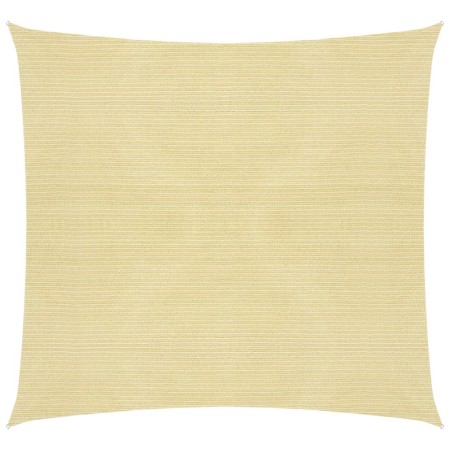 Toldo de vela HDPE beige 160 g/m² 7x7 m de vidaXL, Sombrillas - Ref: Foro24-311115, Precio: 78,26 €, Descuento: %