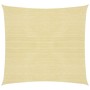 Toldo de vela HDPE beige 160 g/m² 7x7 m de vidaXL, Sombrillas - Ref: Foro24-311115, Precio: 78,26 €, Descuento: %