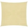 Toldo de vela HDPE beige 160 g/m² 7x7 m de vidaXL, Sombrillas - Ref: Foro24-311115, Precio: 88,26 €, Descuento: %