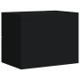 Mesita de noche de pared negra 45x30x35 cm de , Mesitas de noche - Ref: Foro24-848327, Precio: 43,04 €, Descuento: %