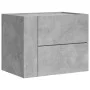 Mesitas de noche de pared 2 unidades gris hormigón 45x30x35 cm de , Mesitas de noche - Ref: Foro24-848331, Precio: 51,67 €, D...