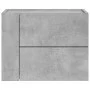 Mesitas de noche de pared 2 unidades gris hormigón 45x30x35 cm de , Mesitas de noche - Ref: Foro24-848331, Precio: 51,67 €, D...