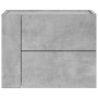 Mesitas de noche de pared 2 unidades gris hormigón 45x30x35 cm de , Mesitas de noche - Ref: Foro24-848331, Precio: 41,87 €, D...