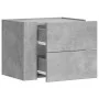 Mesitas de noche de pared 2 unidades gris hormigón 45x30x35 cm de , Mesitas de noche - Ref: Foro24-848331, Precio: 51,67 €, D...