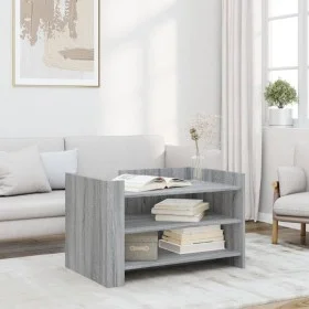 Mesa de centro de madera de ingeniería gris Sonoma 80x50x50 cm de , Mesas de centro - Ref: Foro24-848344, Precio: 64,32 €, De...