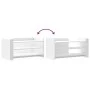 Mesa de centro de madera de ingeniería blanca 100x50x50 cm de , Mesas de centro - Ref: Foro24-848346, Precio: 71,86 €, Descue...