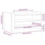 Mesa de centro de madera de ingeniería blanca 100x50x50 cm de , Mesas de centro - Ref: Foro24-848346, Precio: 71,86 €, Descue...