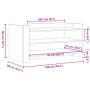 Mesa de centro de madera de ingeniería blanca 100x50x50 cm de , Mesas de centro - Ref: Foro24-848346, Precio: 72,71 €, Descue...