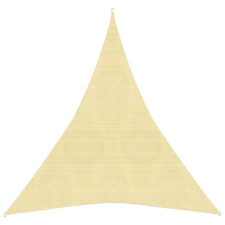 Toldo de vela HDPE beige 160 g/m² 3x4x4 m de vidaXL, Sombrillas - Ref: Foro24-311145, Precio: 22,83 €, Descuento: %