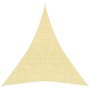 Toldo de vela HDPE beige 160 g/m² 3x4x4 m de vidaXL, Sombrillas - Ref: Foro24-311145, Precio: 22,83 €, Descuento: %