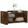 Mesa de centro madera de ingeniería roble ahumado 100x50x50 cm de , Mesas de centro - Ref: Foro24-848350, Precio: 70,85 €, De...