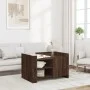Mesa de centro de madera de ingeniería marrón roble 80x50x50 cm by , Coffee table - Ref: Foro24-848359, Price: 68,81 €, Disco...