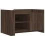 Mesa de centro de madera de ingeniería marrón roble 80x50x50 cm by , Coffee table - Ref: Foro24-848359, Price: 68,81 €, Disco...