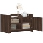 Mesa de centro de madera de ingeniería marrón roble 80x50x50 cm de , Mesas de centro - Ref: Foro24-848359, Precio: 66,83 €, D...