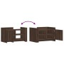 Mesa de centro de madera de ingeniería marrón roble 80x50x50 cm de , Mesas de centro - Ref: Foro24-848359, Precio: 66,83 €, D...