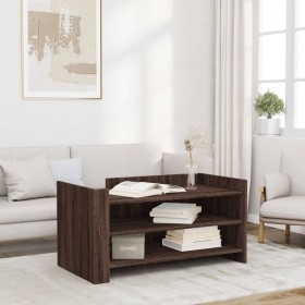 Mesa de centro madera de ingeniería marrón roble 100x50x50 cm de , Mesas de centro - Ref: Foro24-848352, Precio: 72,71 €, Des...