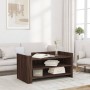 Mesa de centro madera de ingeniería marrón roble 100x50x50 cm de , Mesas de centro - Ref: Foro24-848352, Precio: 72,71 €, Des...