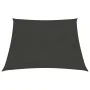 Toldo de vela gris antracita HDPE 160 g/m² 3/4x2 m de vidaXL, Sombrillas - Ref: Foro24-311103, Precio: 19,38 €, Descuento: %