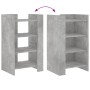 Aparador de madera de ingeniería gris hormigón 45x35x75 cm de , Aparadores - Ref: Foro24-848384, Precio: 46,03 €, Descuento: %