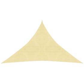 Toldo de vela beige HDPE 160 g/m² 2,5x2,5x3,5 m de vidaXL, Sombrillas - Ref: Foro24-311141, Precio: 15,81 €, Descuento: %