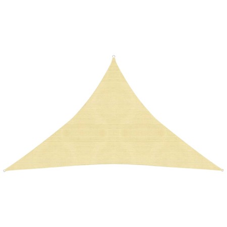 Toldo de vela beige HDPE 160 g/m² 2,5x2,5x3,5 m de vidaXL, Sombrillas - Ref: Foro24-311141, Precio: 15,81 €, Descuento: %