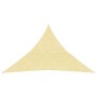 Toldo de vela beige HDPE 160 g/m² 2,5x2,5x3,5 m de vidaXL, Sombrillas - Ref: Foro24-311141, Precio: 15,81 €, Descuento: %