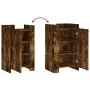 Aparador de madera de ingeniería roble ahumado 45x35x75 cm de , Aparadores - Ref: Foro24-848399, Precio: 62,71 €, Descuento: %