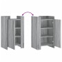 Aparador madera de ingeniería gris Sonoma 45x35x75 cm de , Aparadores - Ref: Foro24-848400, Precio: 64,32 €, Descuento: %
